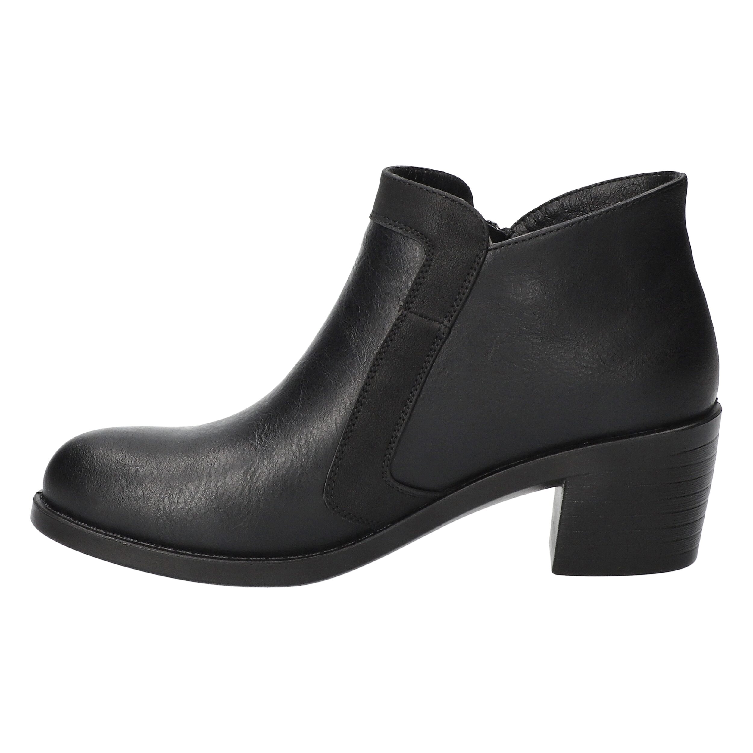 Easy Street Womens Bradley Block Heel Booties