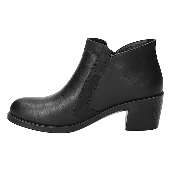 Easy Street Womens Bradley Stacked Heel Booties