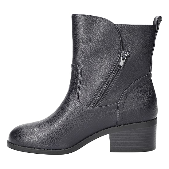 Easy Street Womens Rocky Stacked Heel Booties