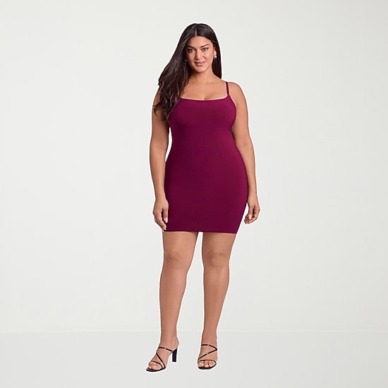 S3 Apparel Shapewear Womens Scoop Neck Sleeveless Bodycon Dress