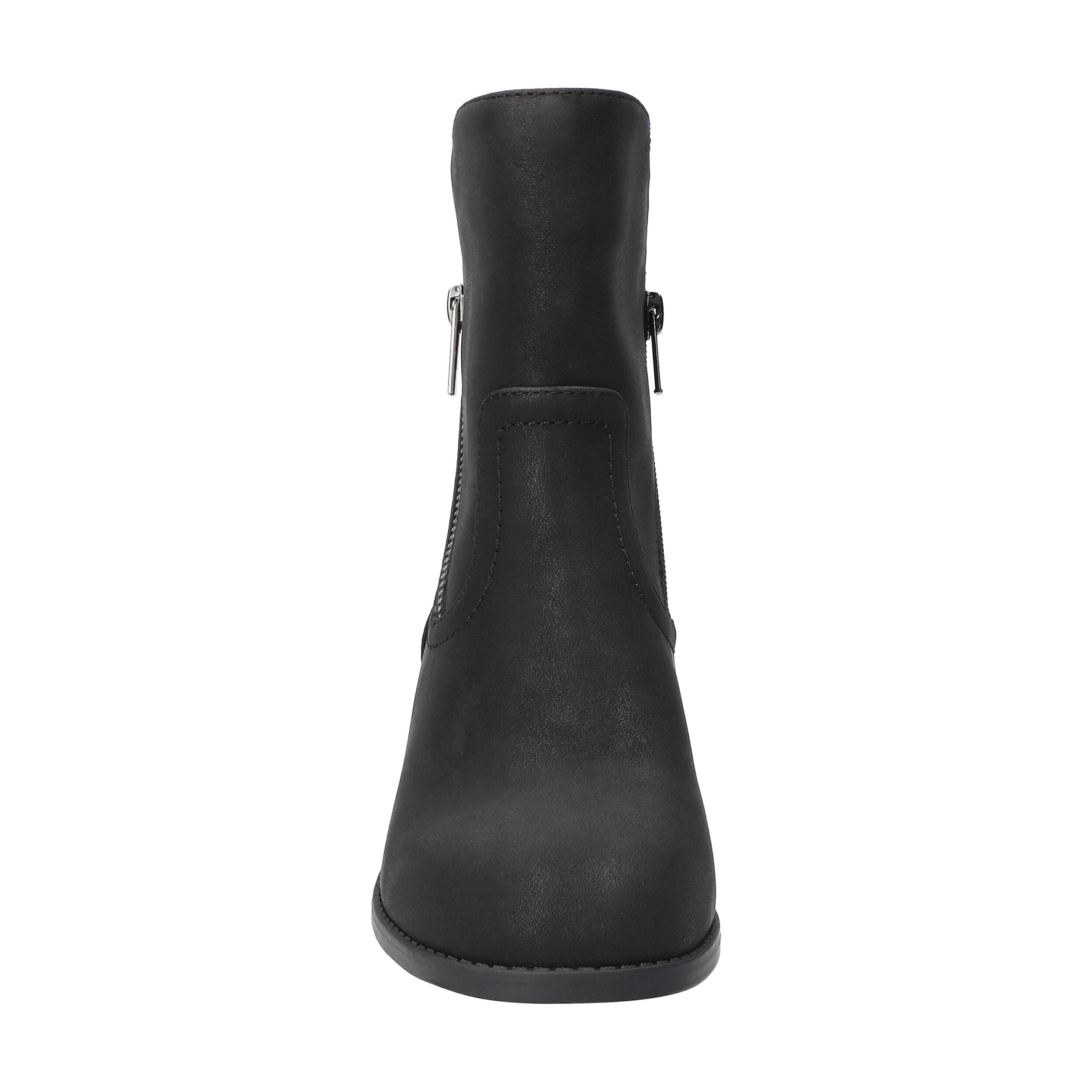 Easy Street Womens Rocky Block Heel Booties