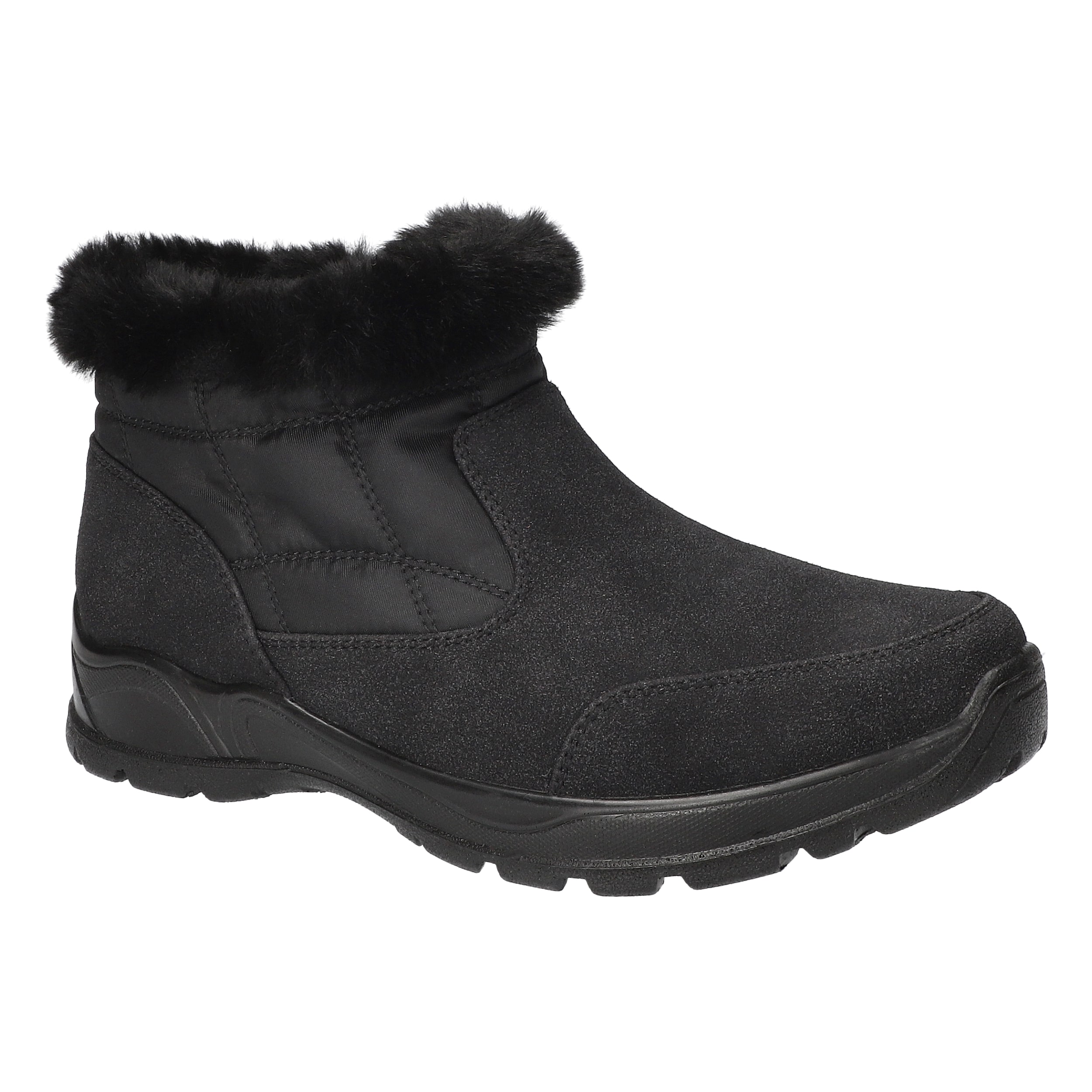 Easy Street Womens Sleet Flat Heel Snow Boots