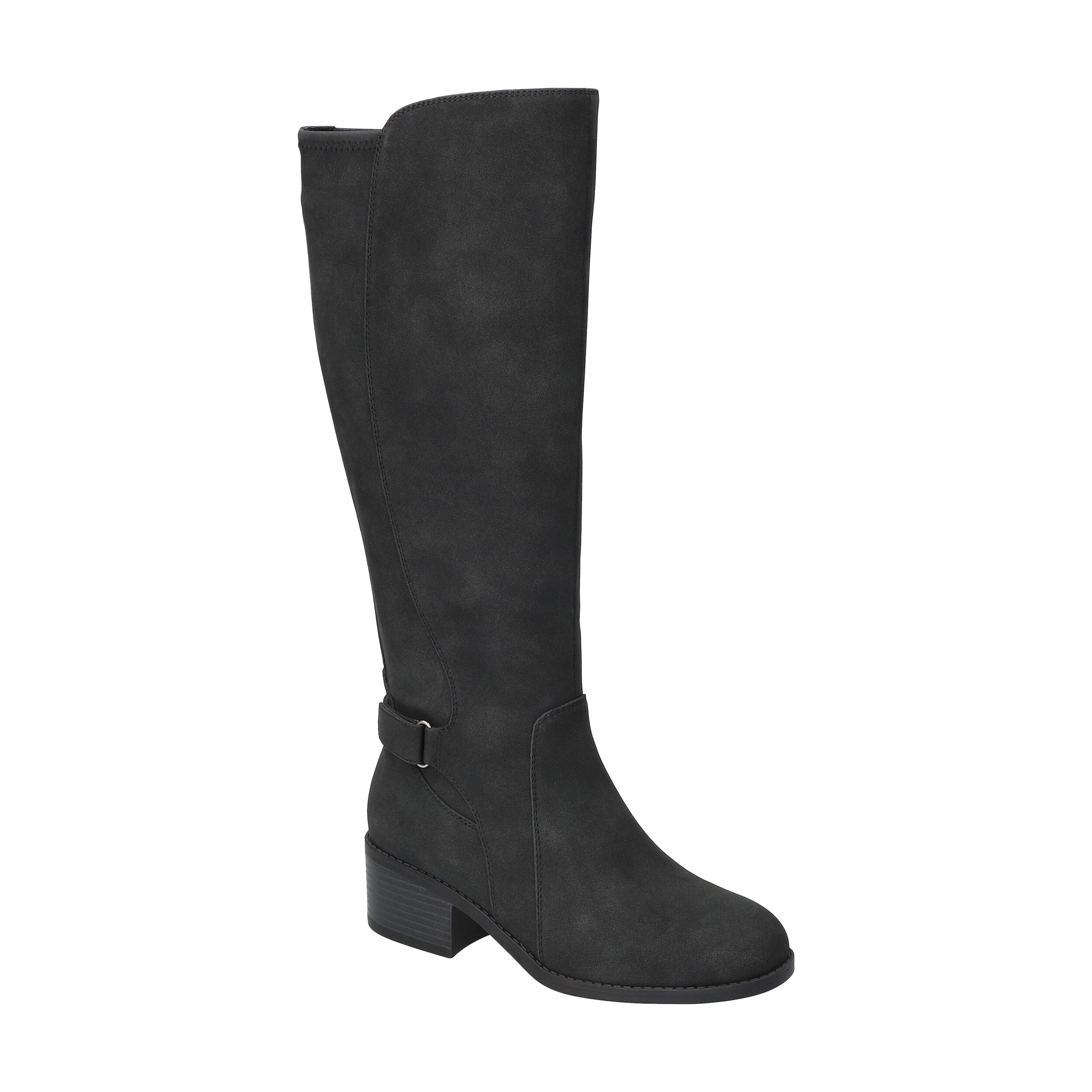 Easy Street Womens Hartley Block Heel Riding Boots