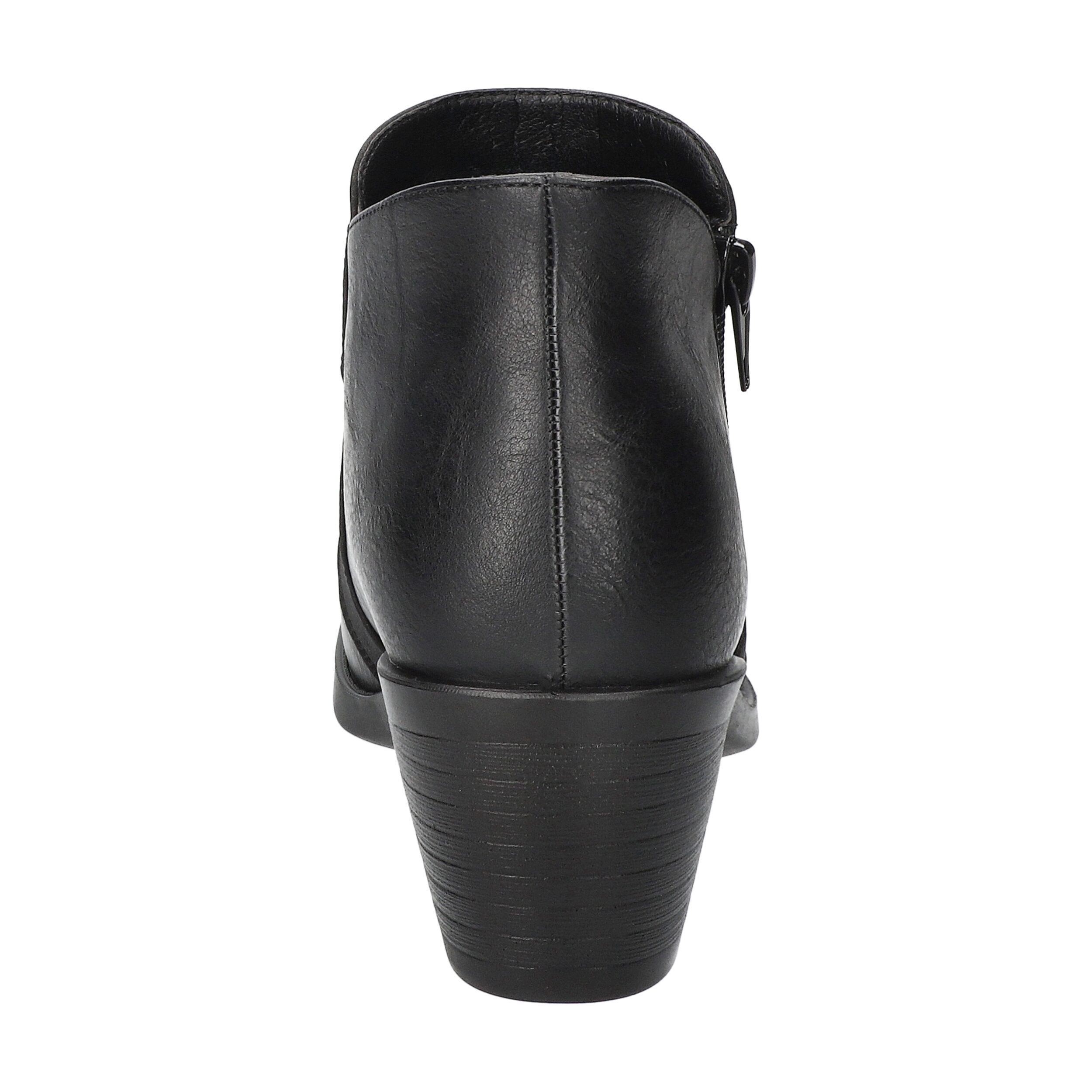 Easy Street Womens Bradley Block Heel Booties