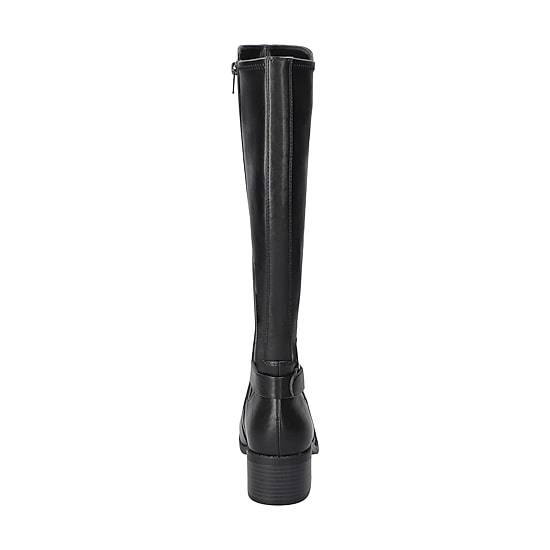 Easy Street Womens Hartley Block Heel Riding Boots