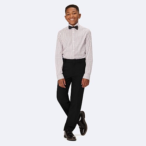 Van Heusen Little & Big Kid Boys Long Sleeve Button Down Collar Shirt + Tie Set, Xx-small (4-5), Red