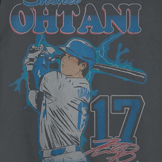 Ohtani Mens Crew Neck Short Sleeve Regular Fit Graphic T-Shirt