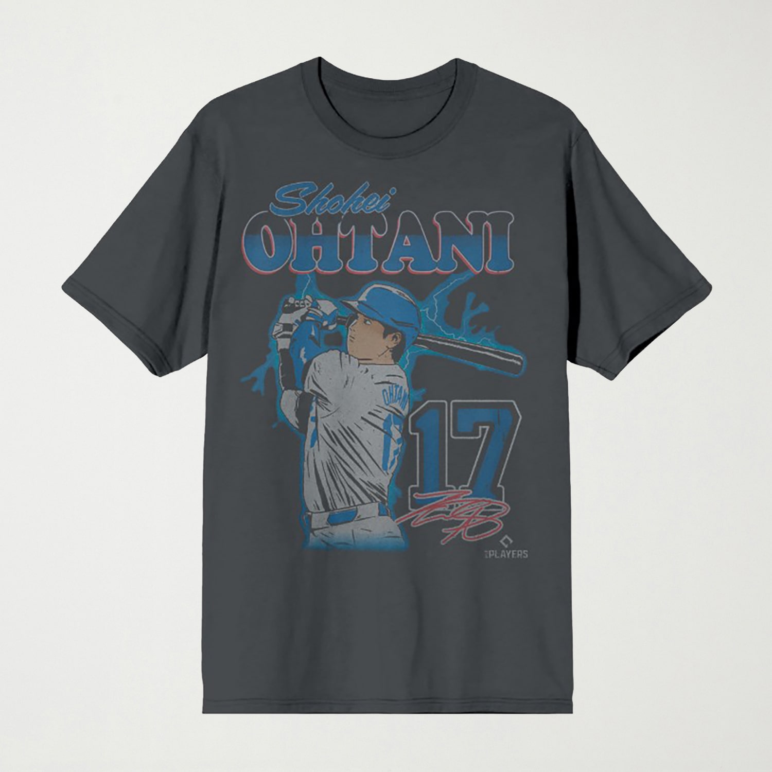 Ohtani Mens Crew Neck Short Sleeve Regular Fit Graphic T-Shirt