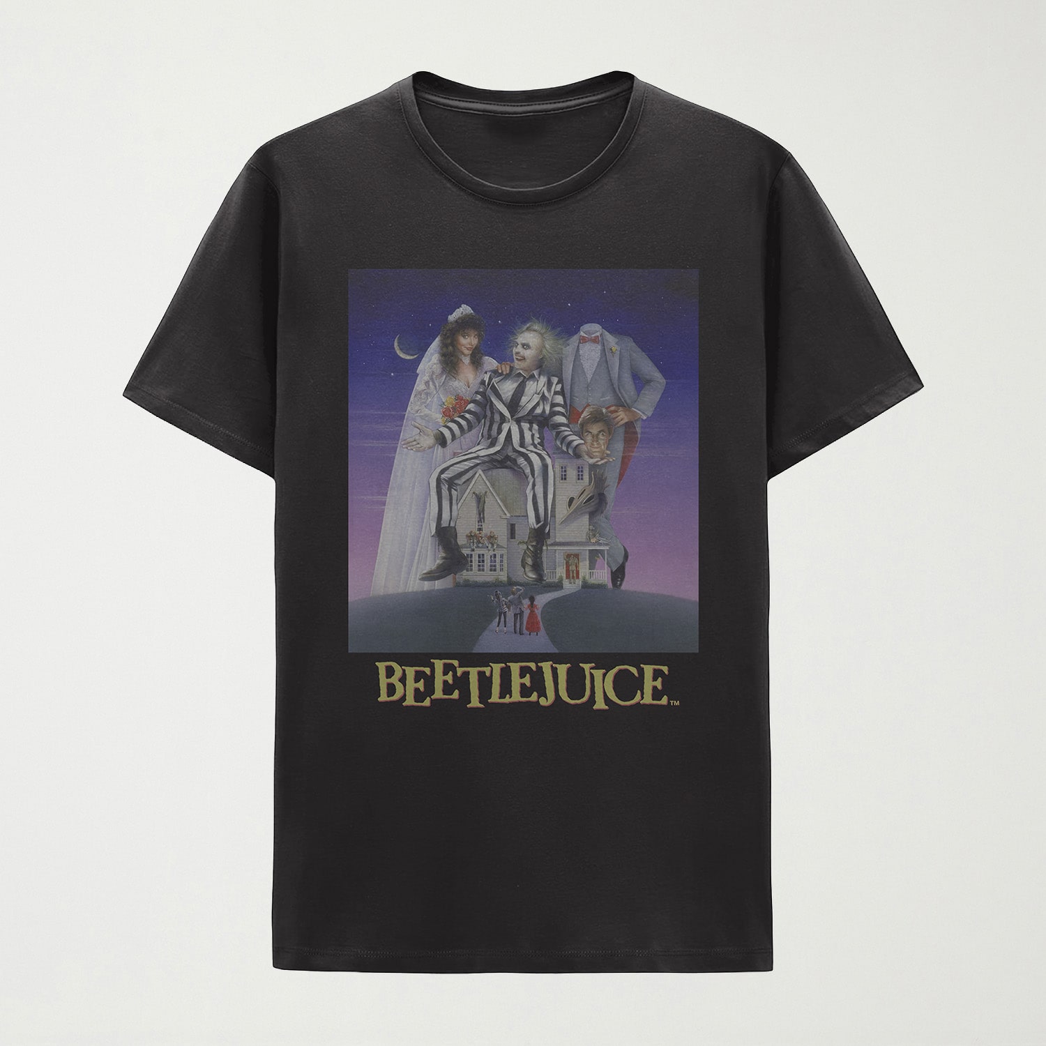 Mens Round Neck Short Sleeve Regular Fit Big and Tall Graphic T-Shirt