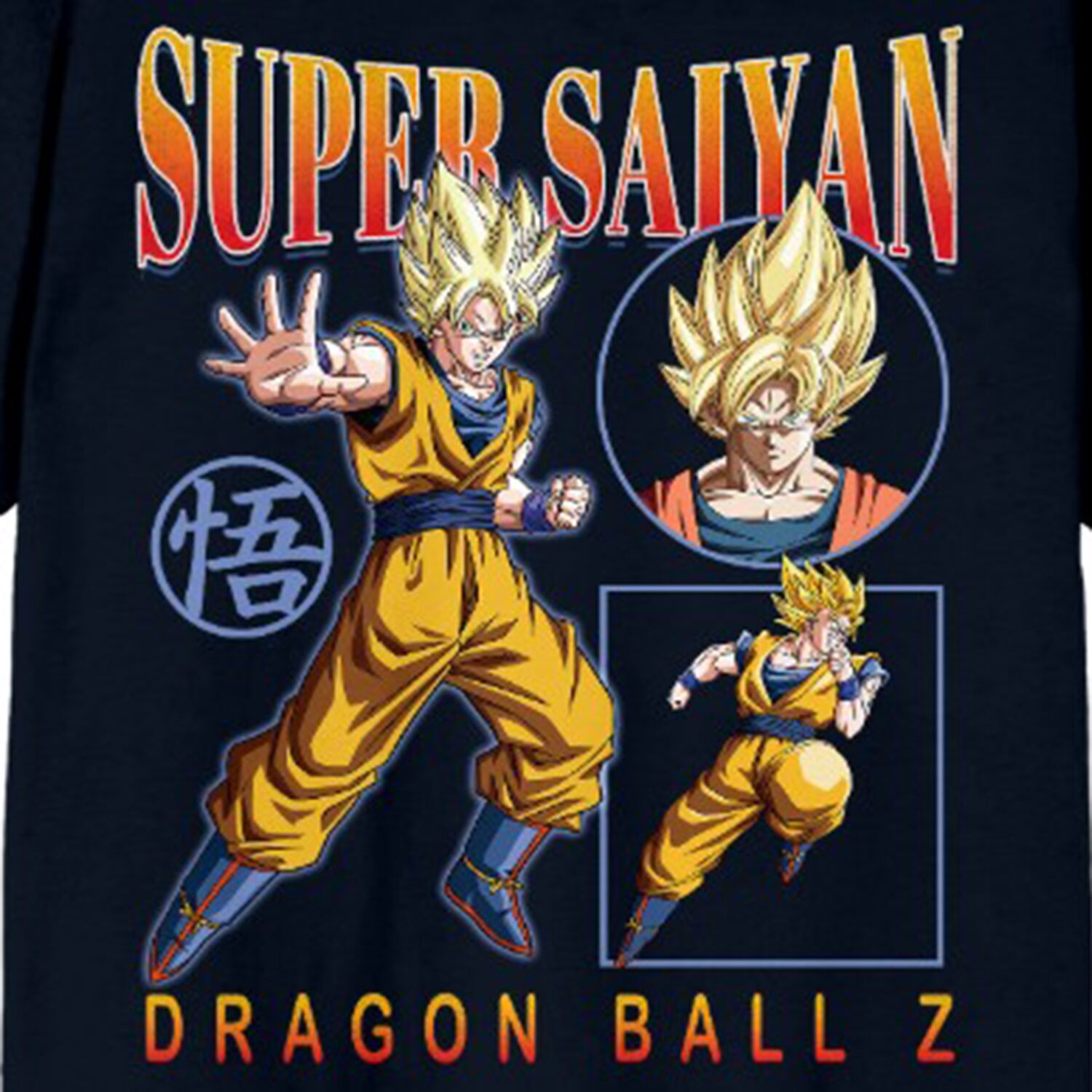 Mens Crew Neck Short Sleeve Classic Fit Dragon Ball Z Big and Tall Graphic T-Shirt