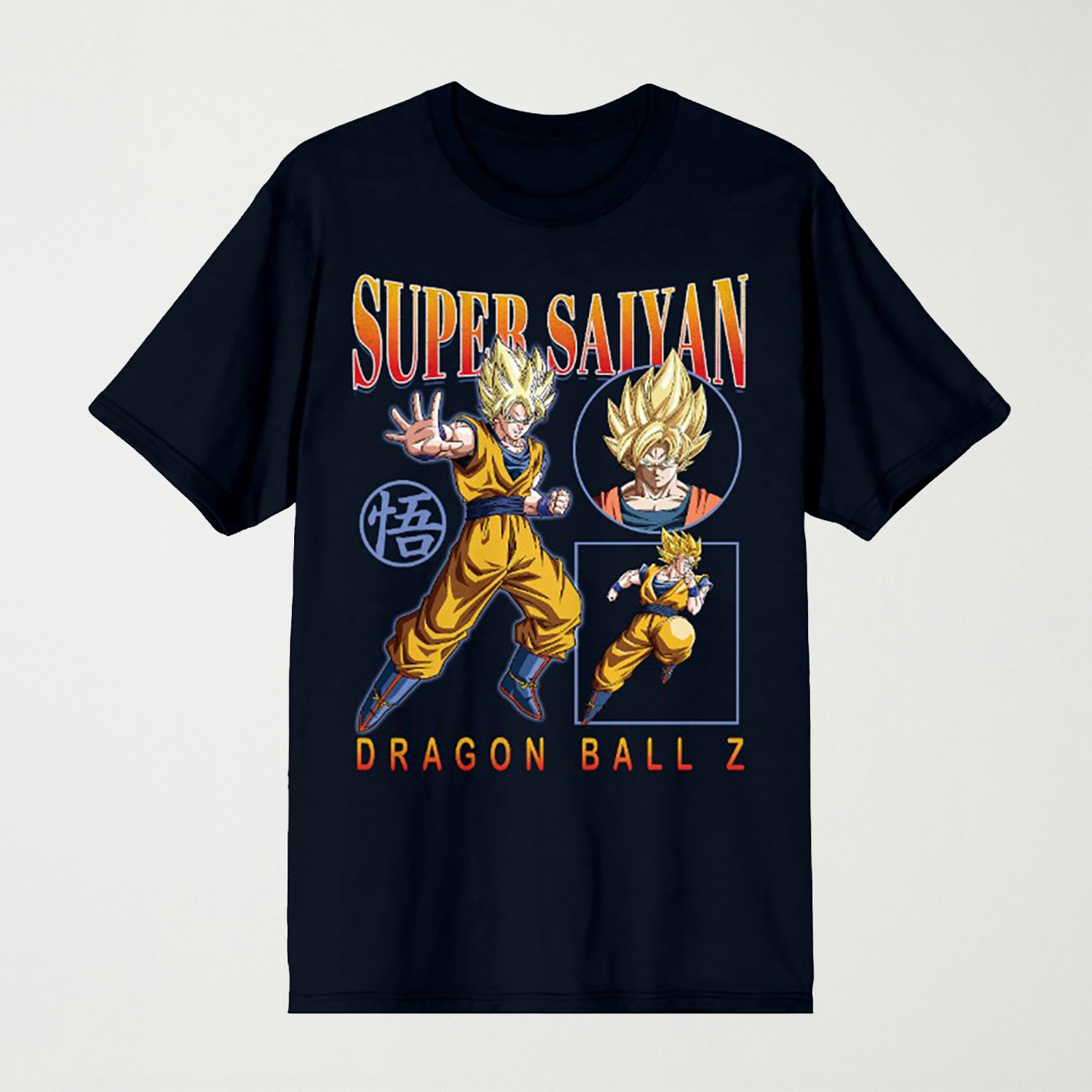 Mens Crew Neck Short Sleeve Classic Fit Dragon Ball Z Big and Tall Graphic T-Shirt