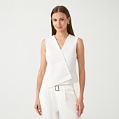 RM Rebecca Minkoff Womens V Neck Sleeveless Vest