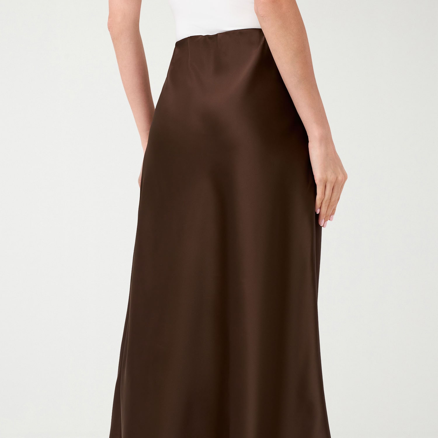 RM Rebecca Minkoff Womens Mid Rise Long A-Line Skirt