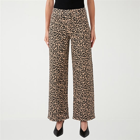 RM Rebecca Minkoff Womens High Rise Wide Leg Jean