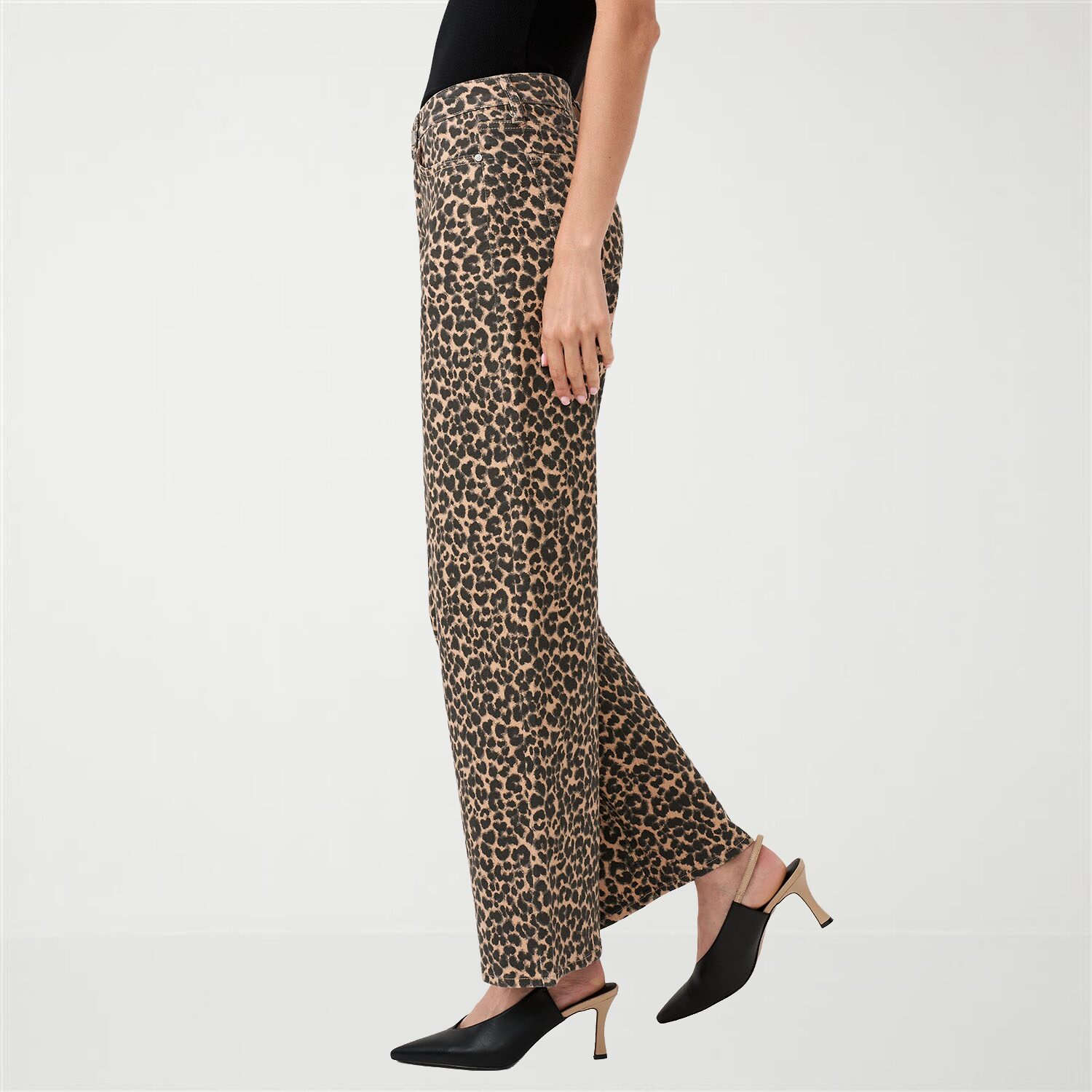 RM Rebecca Minkoff Womens High Rise Wide Leg Jean