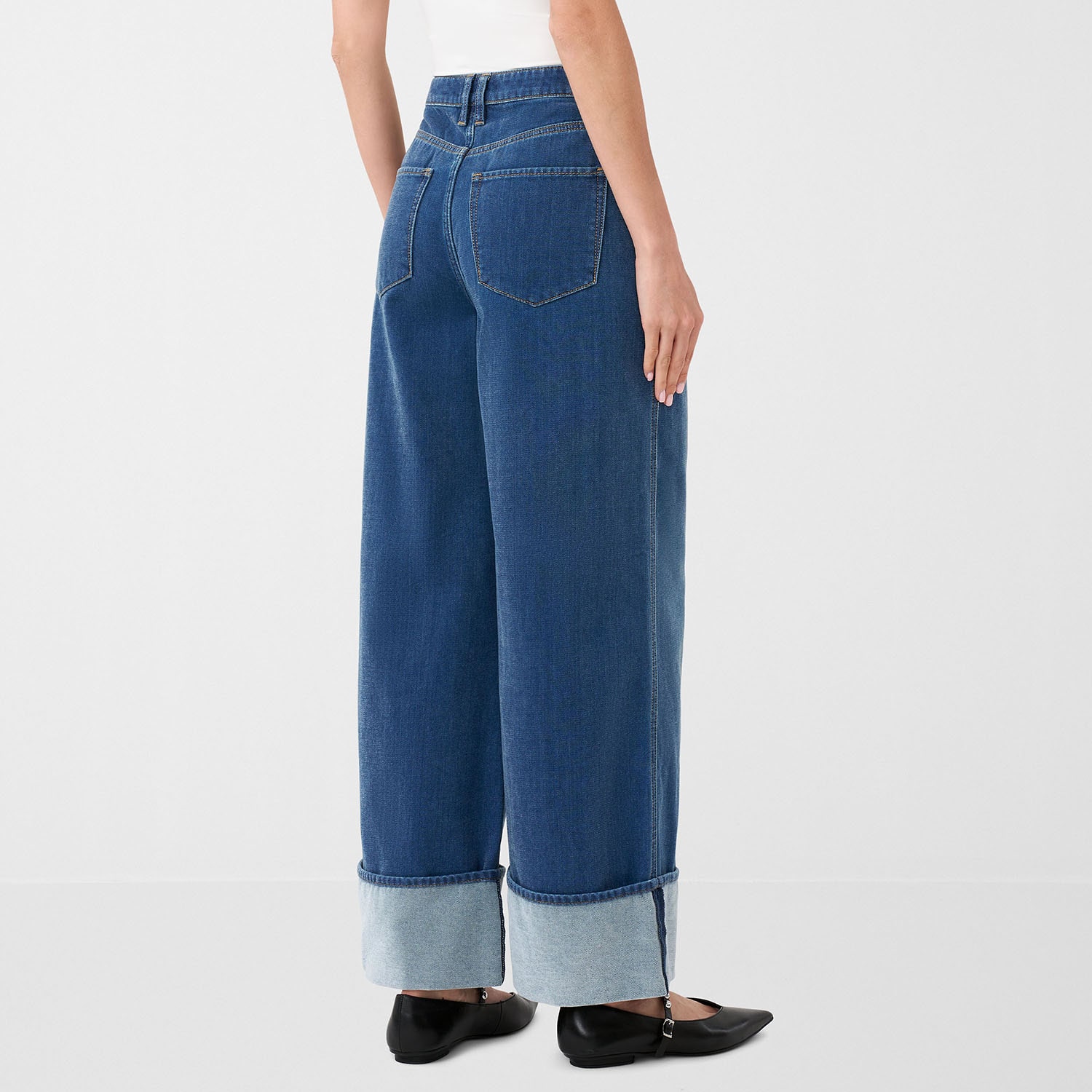 RM Rebecca Minkoff Womens High Rise Wide Leg Jean