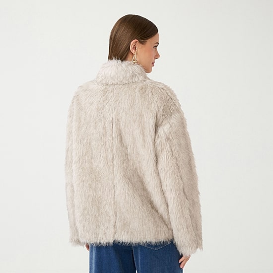 RM Rebecca Minkoff Womens Midweight Coat