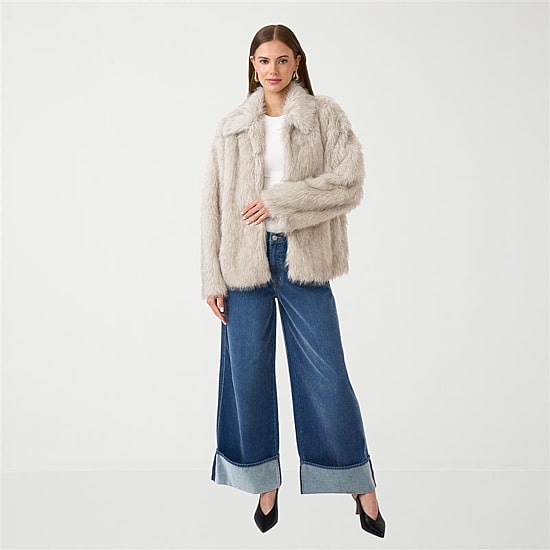 RM Rebecca Minkoff Womens Midweight Coat