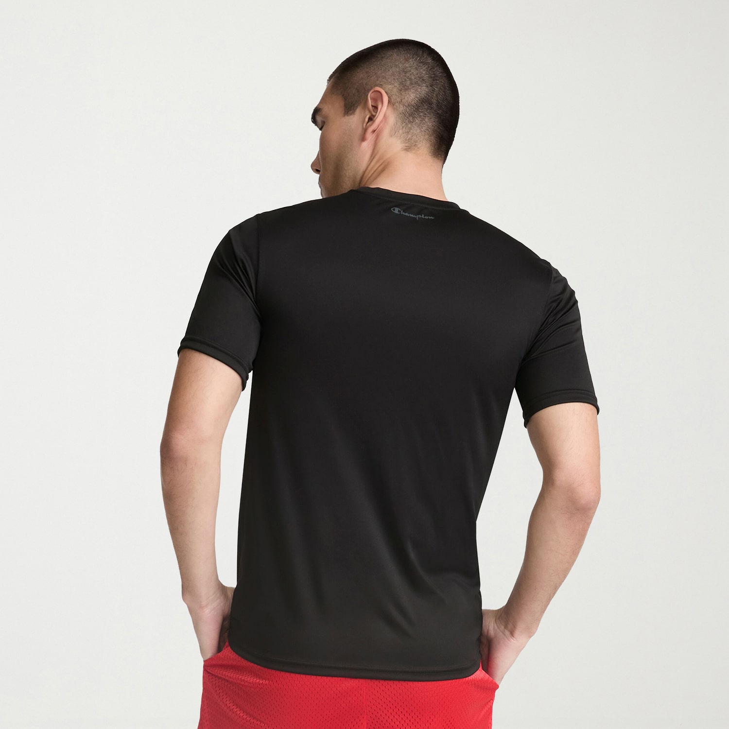 Champion Mens Crew Neck Short Sleeve Active T-Shirt
