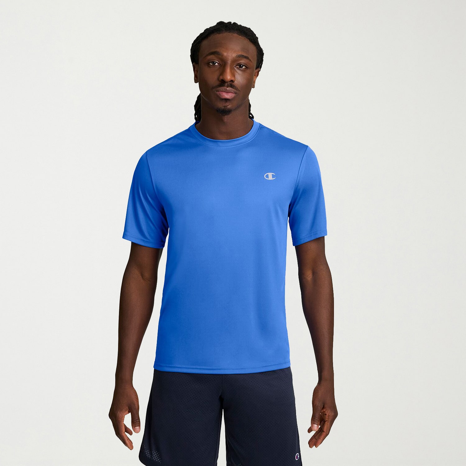 Champion Mens Crew Neck Short Sleeve Active T-Shirt