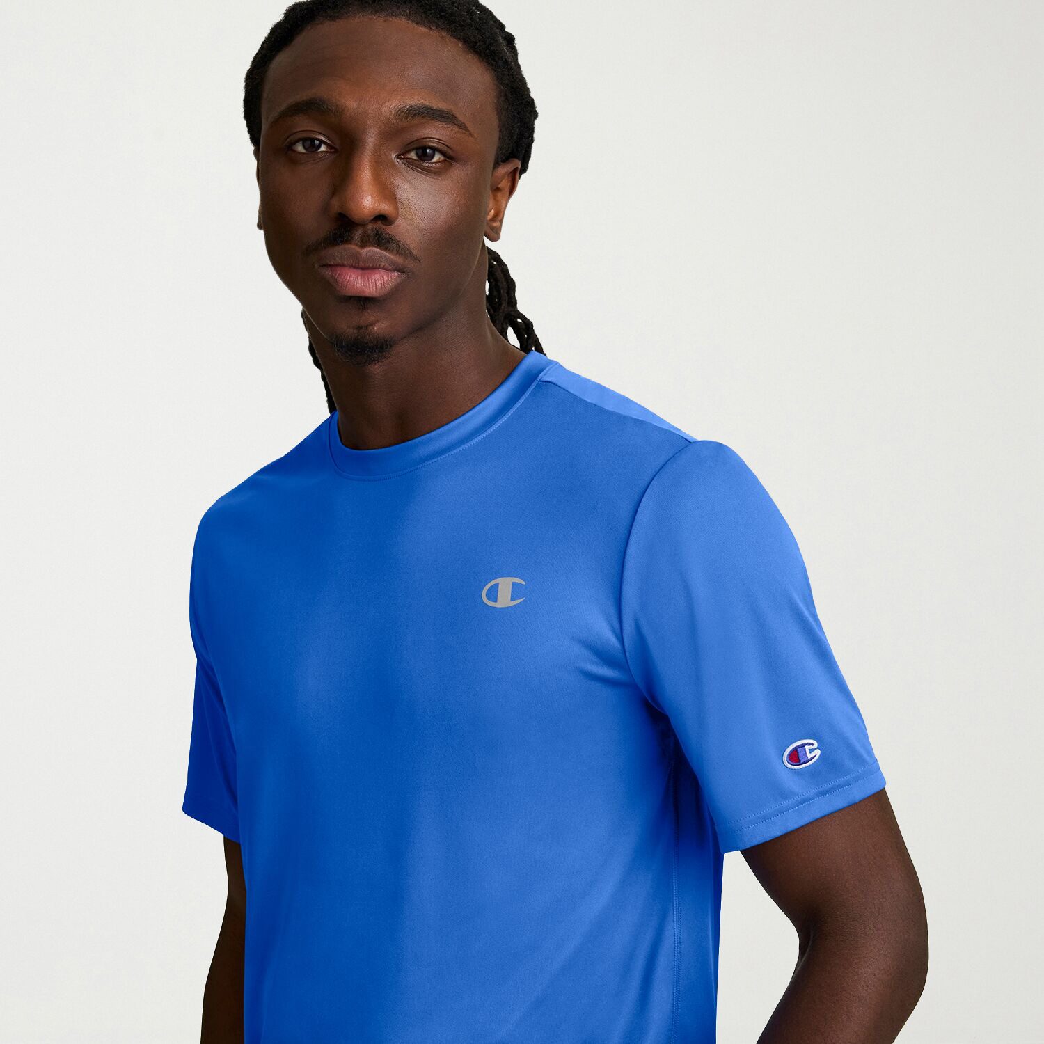 Champion Mens Crew Neck Short Sleeve Active T-Shirt