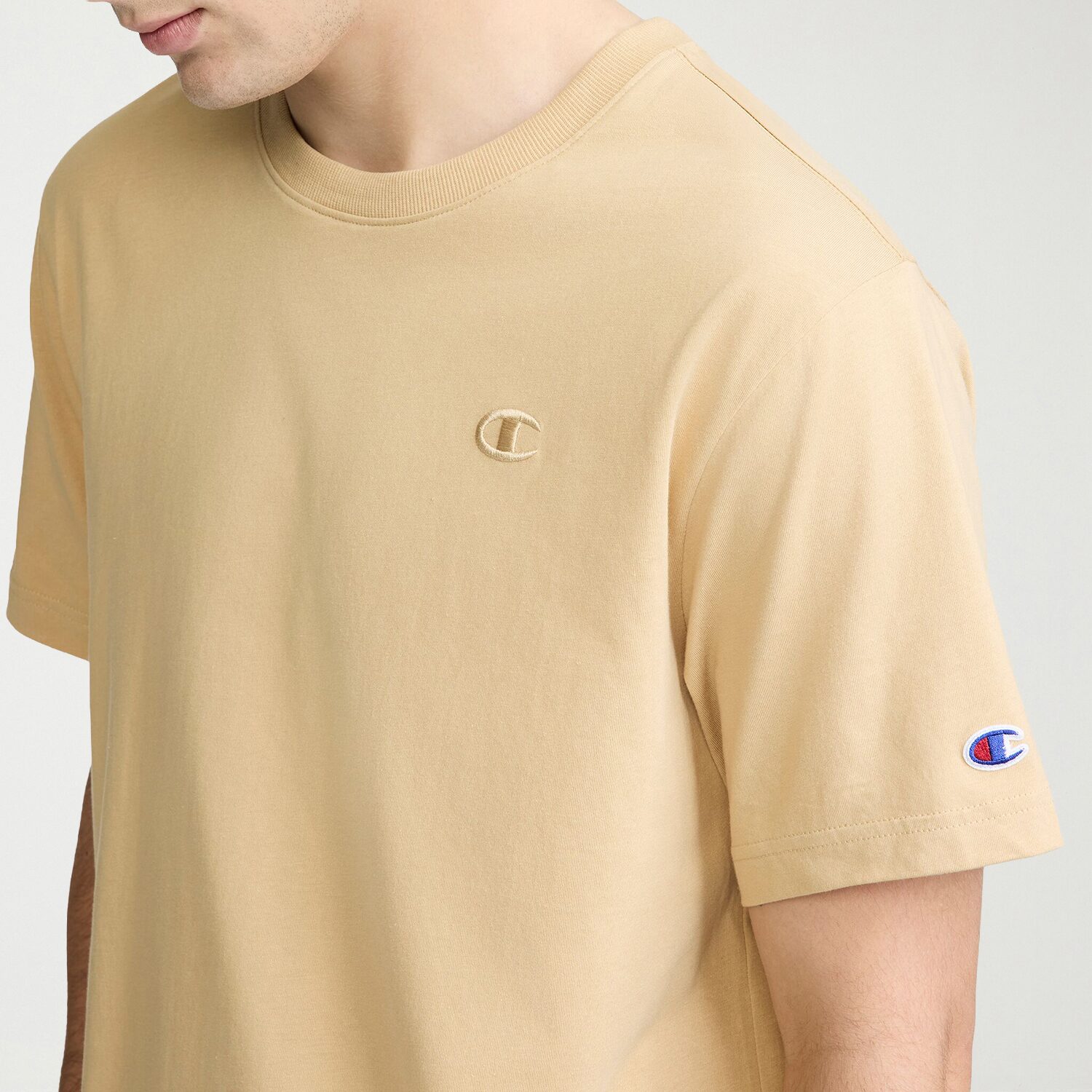 Champion Mens Round Neck Short Sleeve T-Shirt