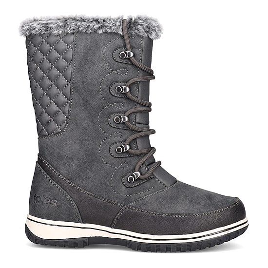 Totes Womens Waterproof Flat Heel Winter Boots
