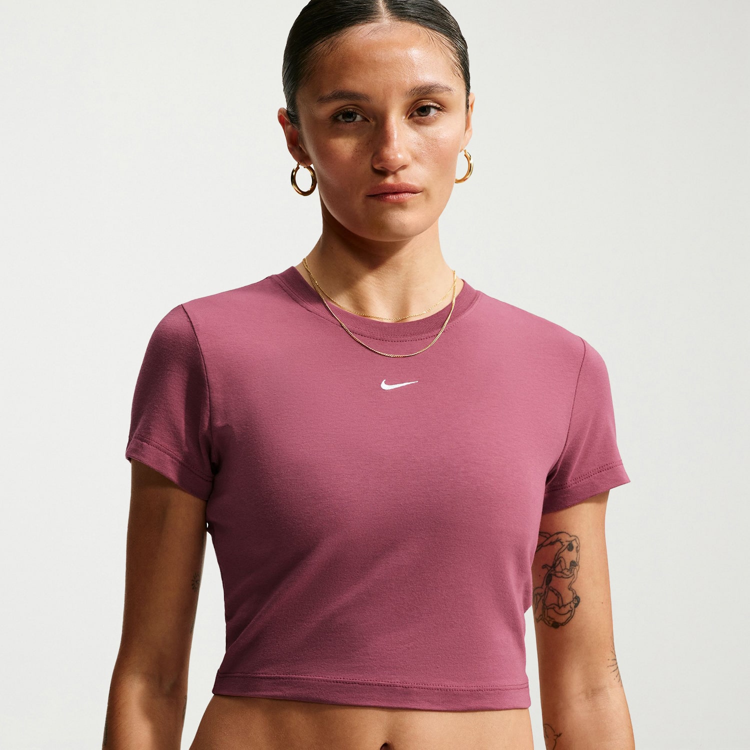 Nike Womens Round Neck Short Sleeve Active T-Shirt