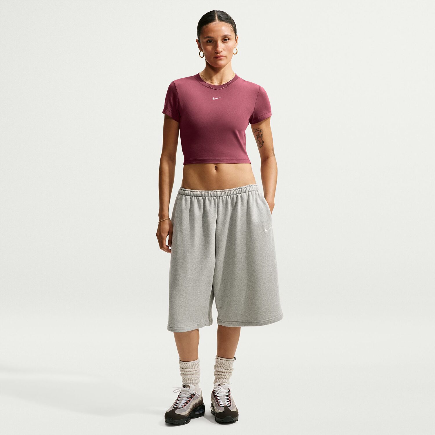 Nike Womens Round Neck Short Sleeve Active T-Shirt