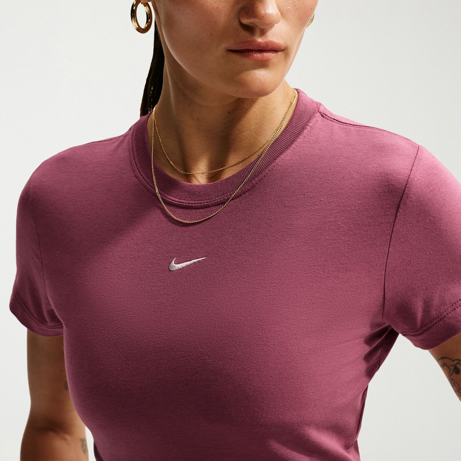 Nike Womens Round Neck Short Sleeve Active T-Shirt