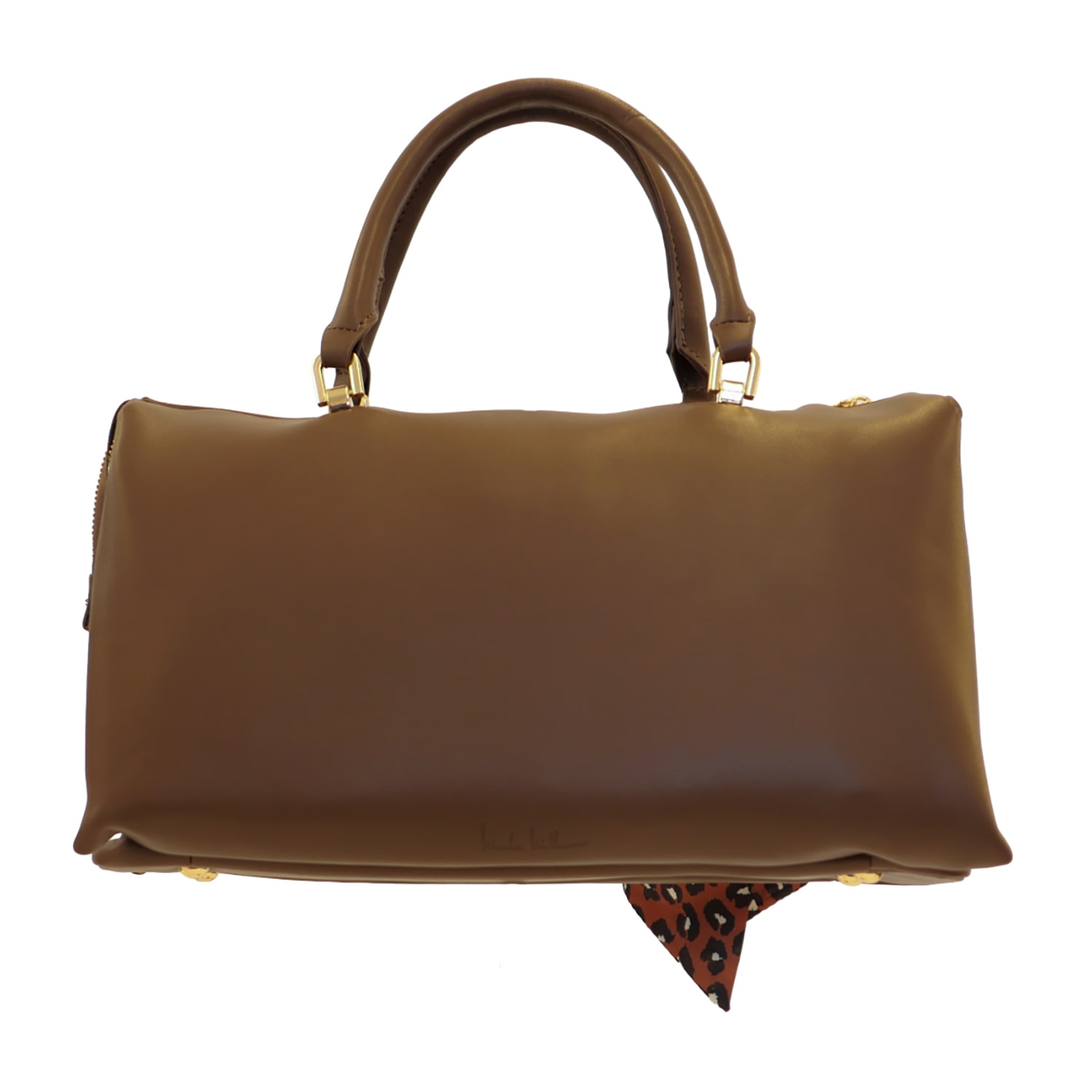 Nicole Miller Multi Compartment Front Flap Satchel