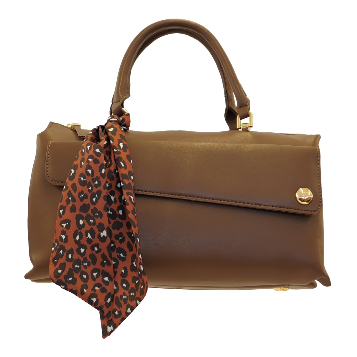 Nicole Miller Multi Compartment Front Flap Satchel