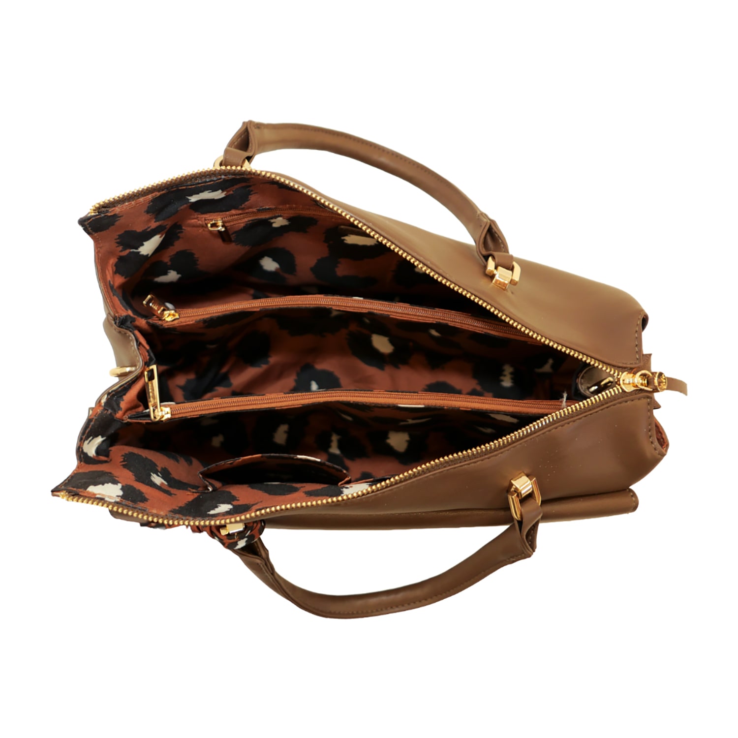 Nicole Miller Multi Compartment Front Flap Satchel
