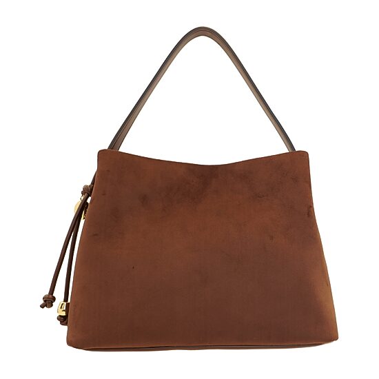 BCBGeneration Double Compartment Suede Satchel