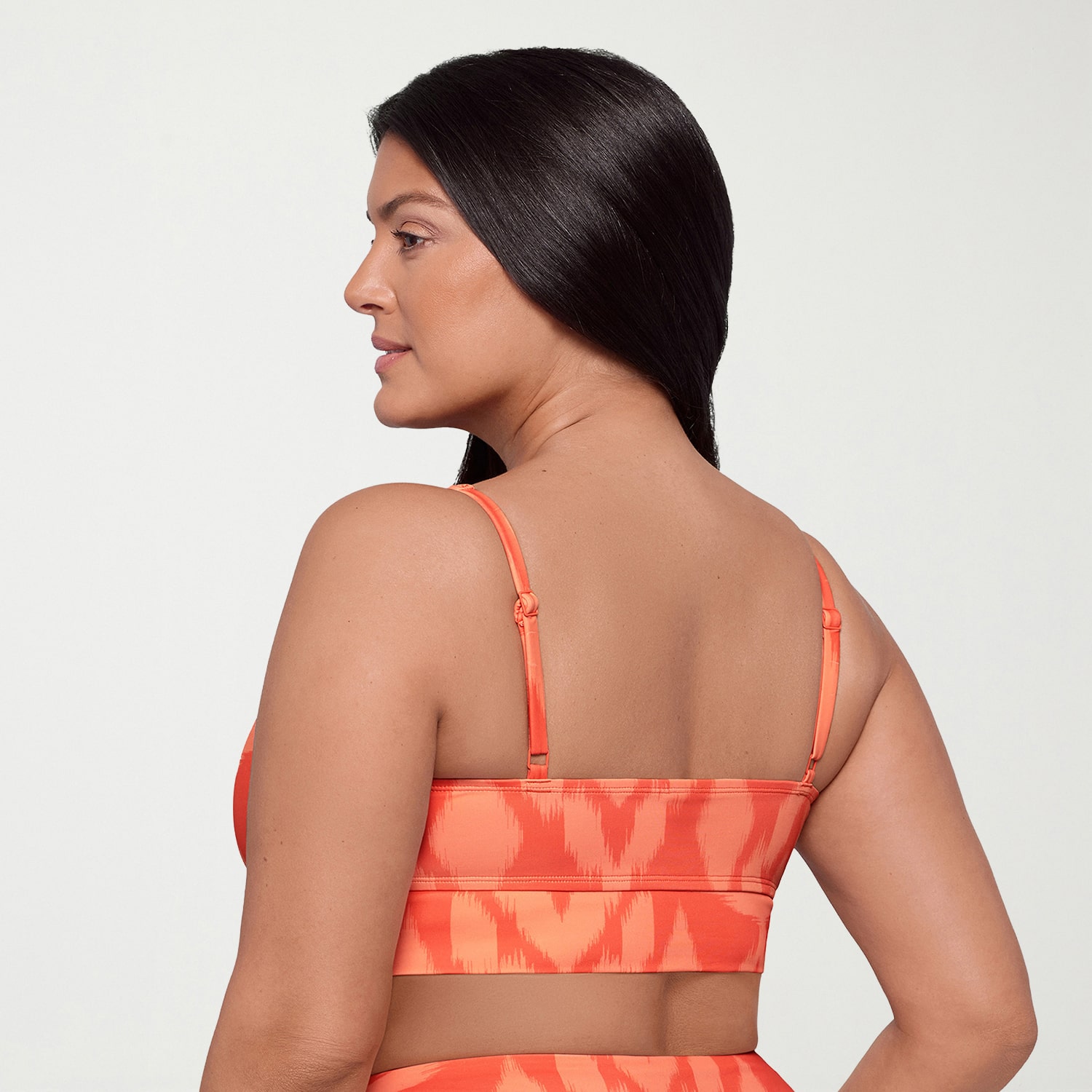 S3 Swim Womens Geometric Bralette Bikini Swimsuit Top