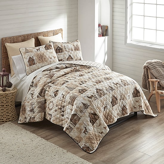 Your Lifestyle By Donna Sharp Antique Winter Quilt Set