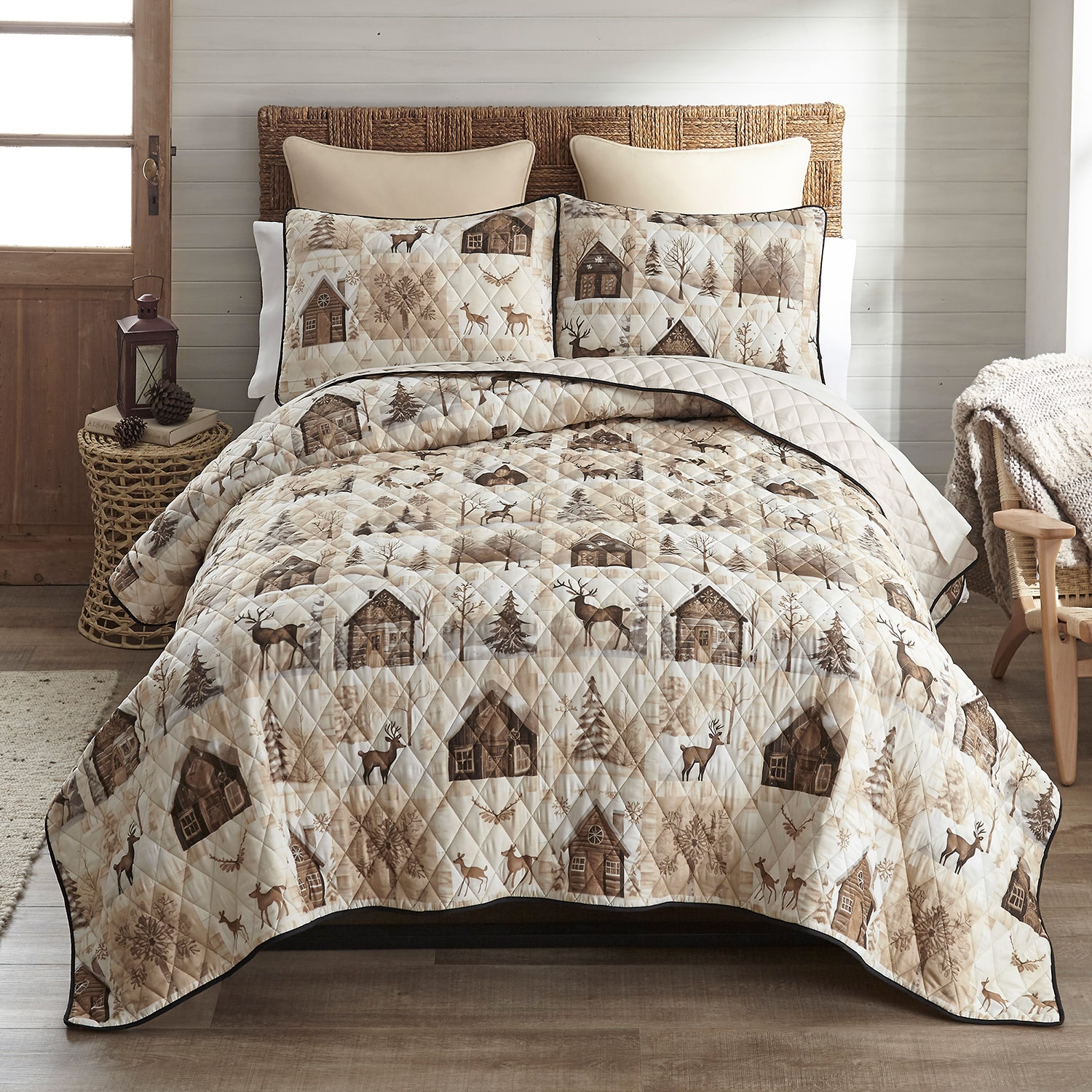 Your Lifestyle By Donna Sharp Antique Winter Quilt Set
