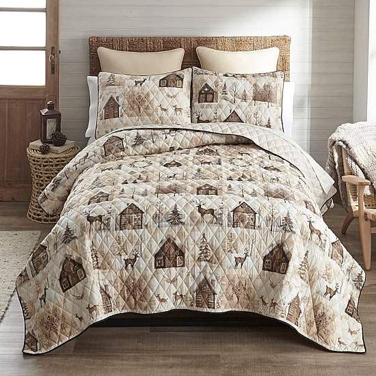 Your Lifestyle By Donna Sharp Antique Winter Quilt Set