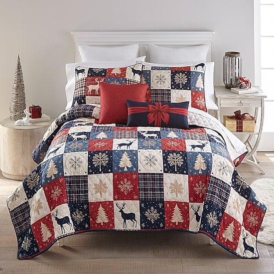 Your Lifestyle By Donna Sharp Noel Patch Quilt Set