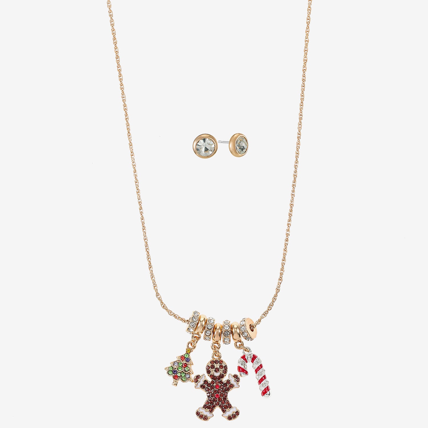 Monet Jewelry Womens Multi Color Glass 2-pc. Jewelry Set