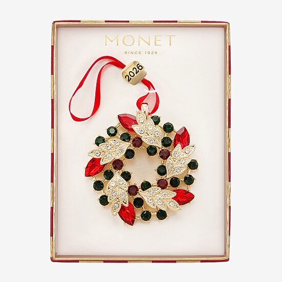 Monet Jewelry Christmas Ornament