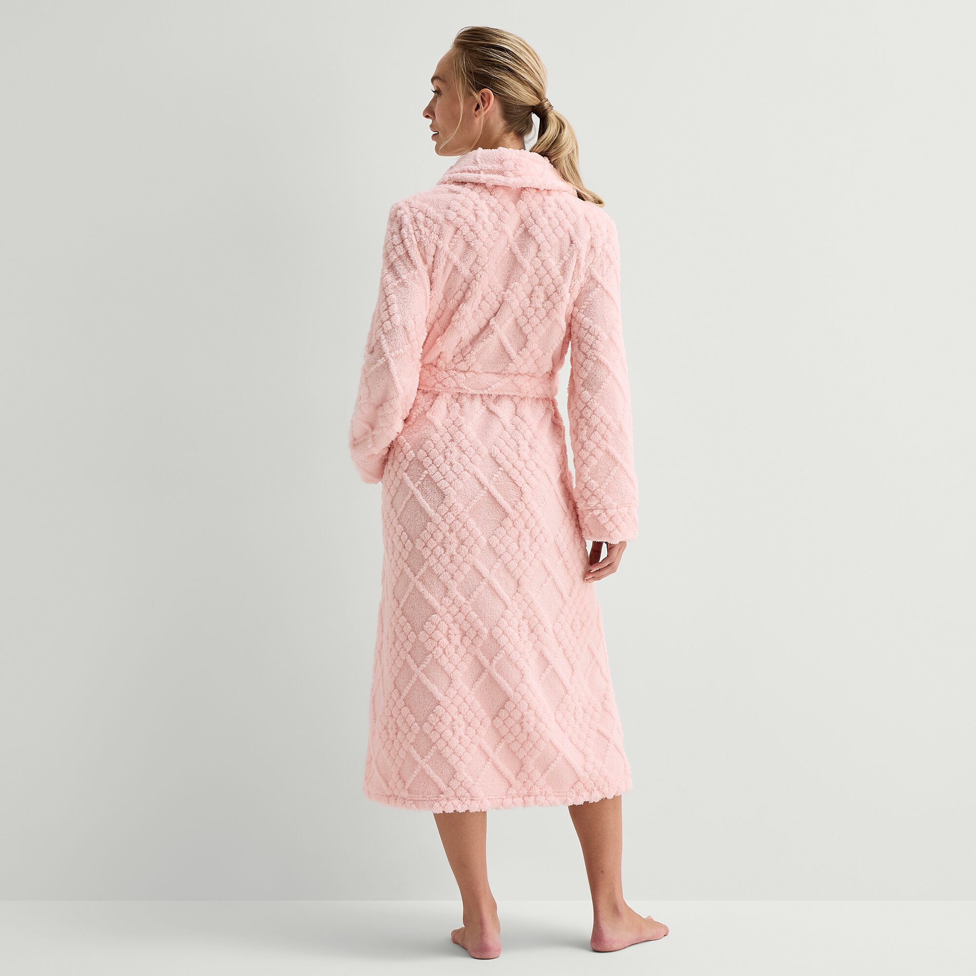 Liz Claiborne Womens Mid Length Long Sleeve Robe