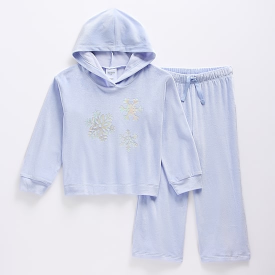 Okie Dokie Toddler & Little Girls Velour 2-pc. Pant Set