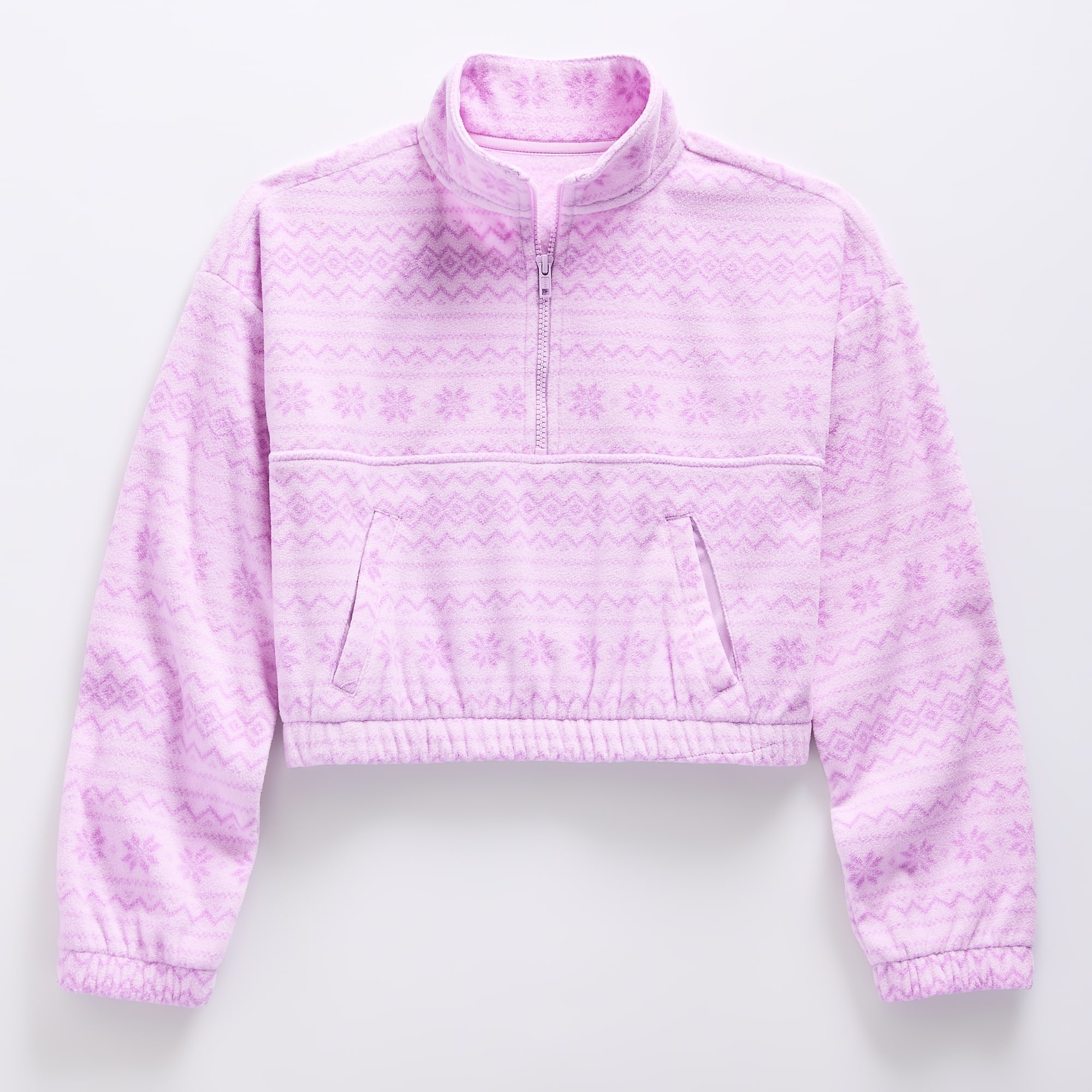 Xersion Little & Big Kid Girls Mock Neck Long Sleeve Active Quarter-Zip Pullover