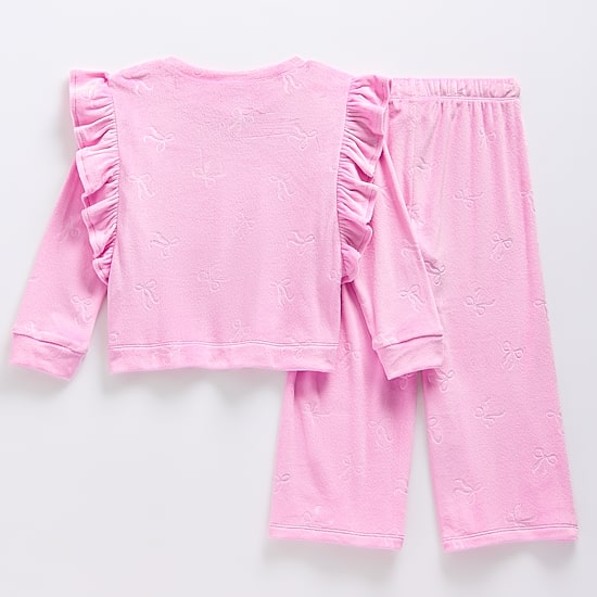 Okie Dokie Toddler & Little Girls Velour 2-pc. Pant Set