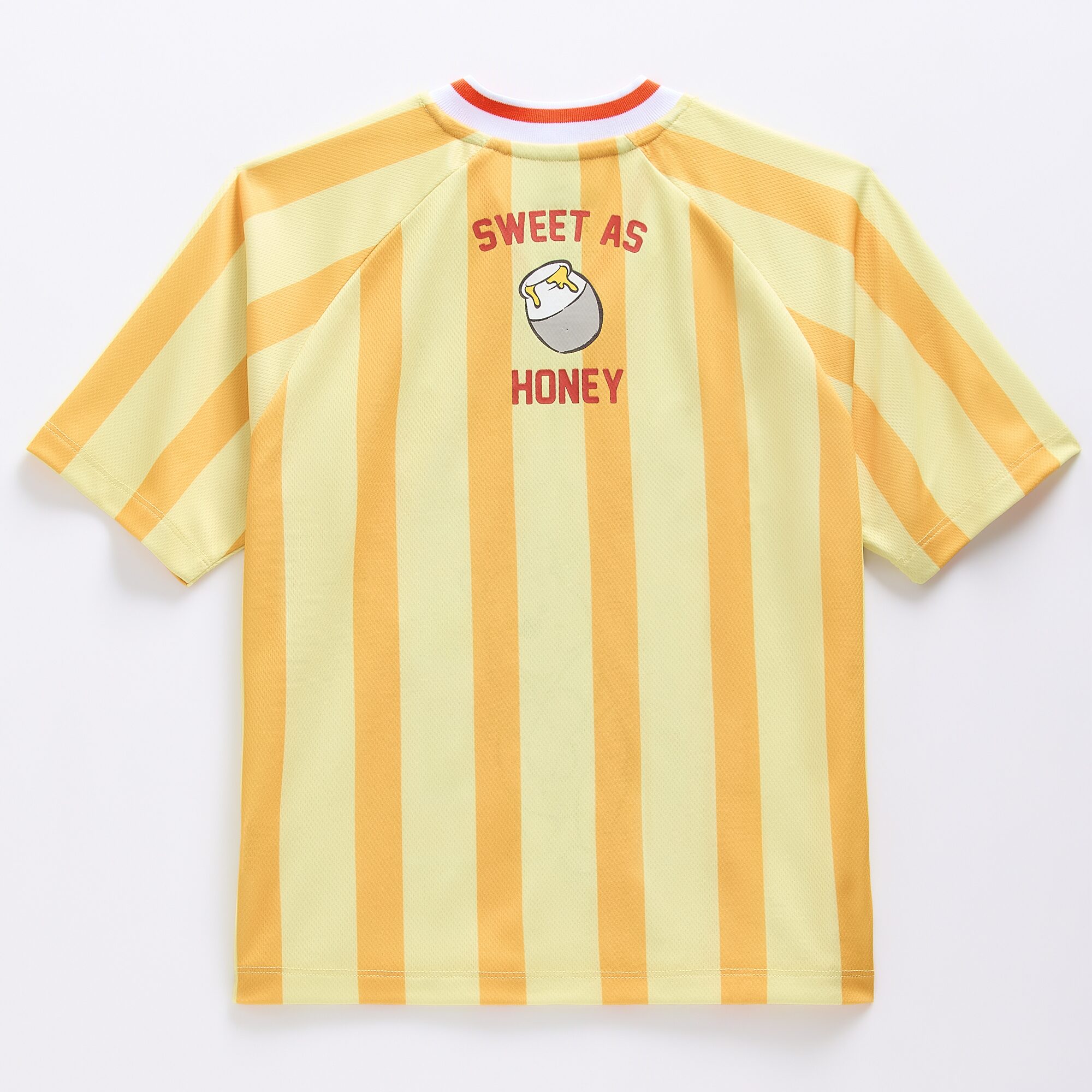 Disney Collection Girls V Neck Winnie The Pooh Short Sleeve Jersey