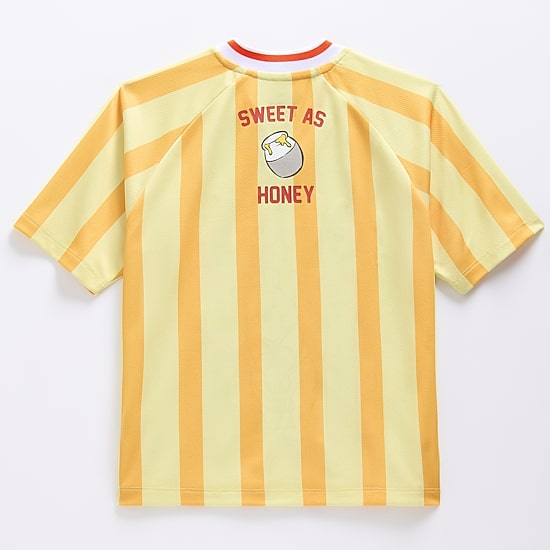 Disney Collection Girls V Neck Winnie The Pooh Short Sleeve Jersey