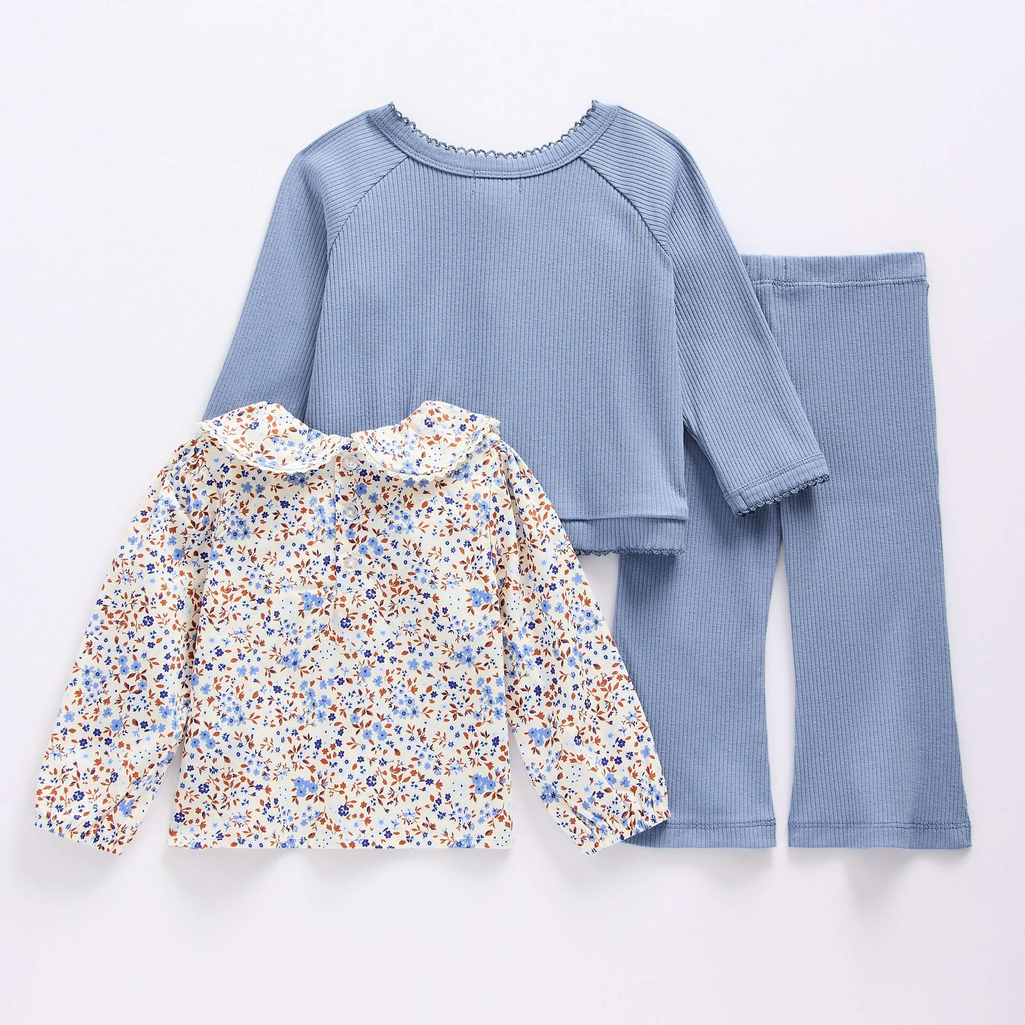 Btween Baby Girls 3-pc. Pant Set