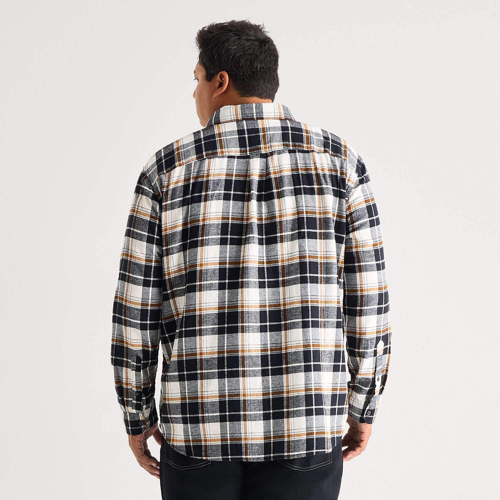 St. John's Bay Mens Long Sleeve Classic Fit Big and Tall Flannel Shirt