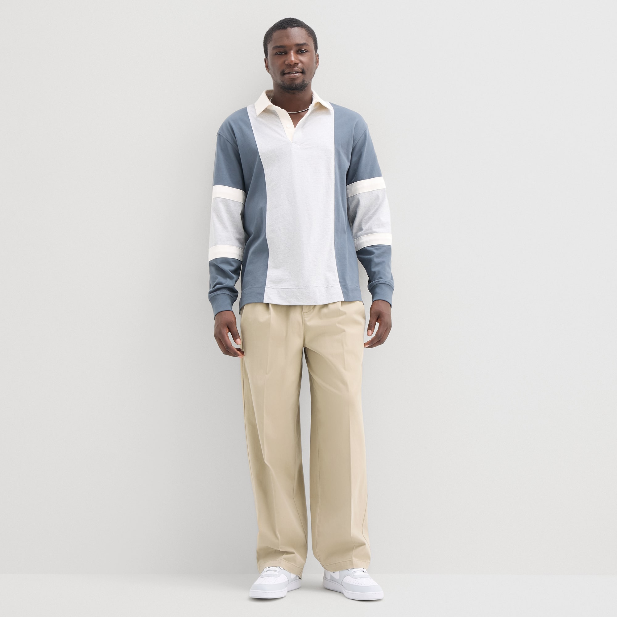 Arizona Mens Baggy Fit Pleated Pant